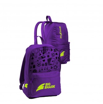 Mochila Roxa Big Shark Games